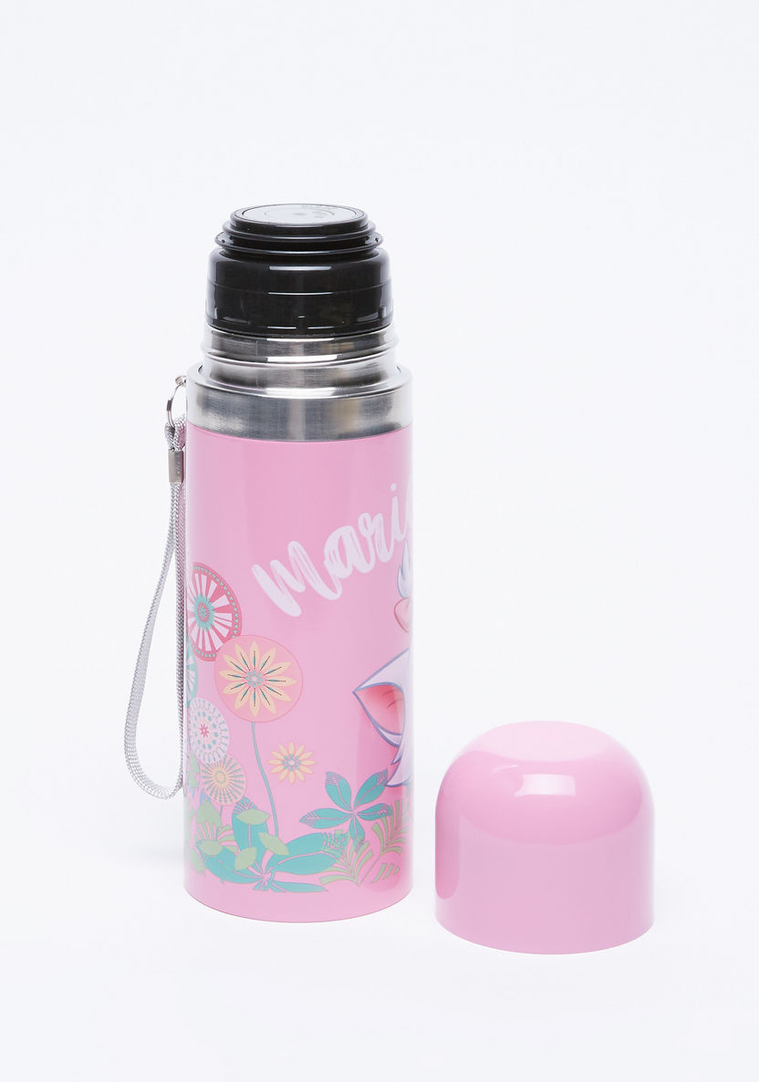 Marie the Cat Printed Flask with Push Down Lid - 350 ml-Accessories-image-1