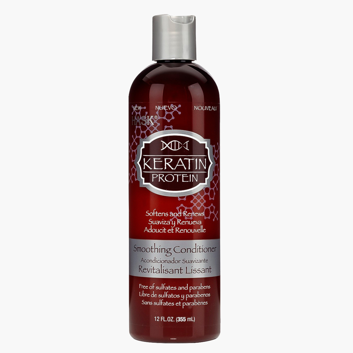 HASK Keratin Protein Smoothing Conditioner - 355 ml-beautyandpersonalcare-hair-haircare-conditioners-image-1