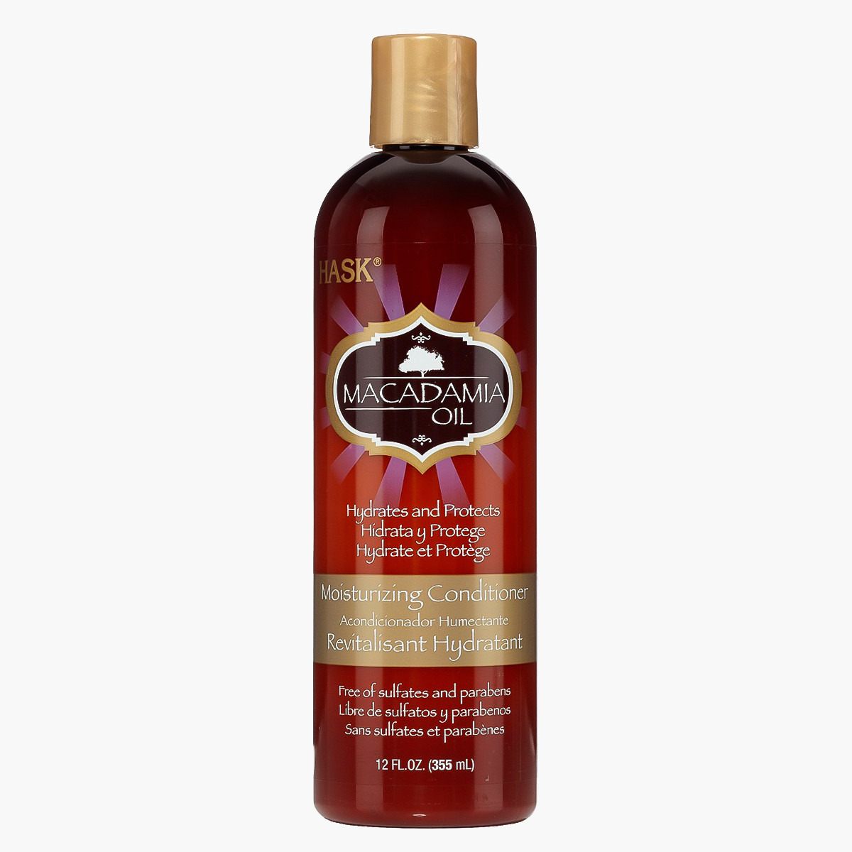 HASK Macadamia Oil Moisturizing Conditioner - 355 ml-beautyandpersonalcare-hair-haircare-conditioners-image-1