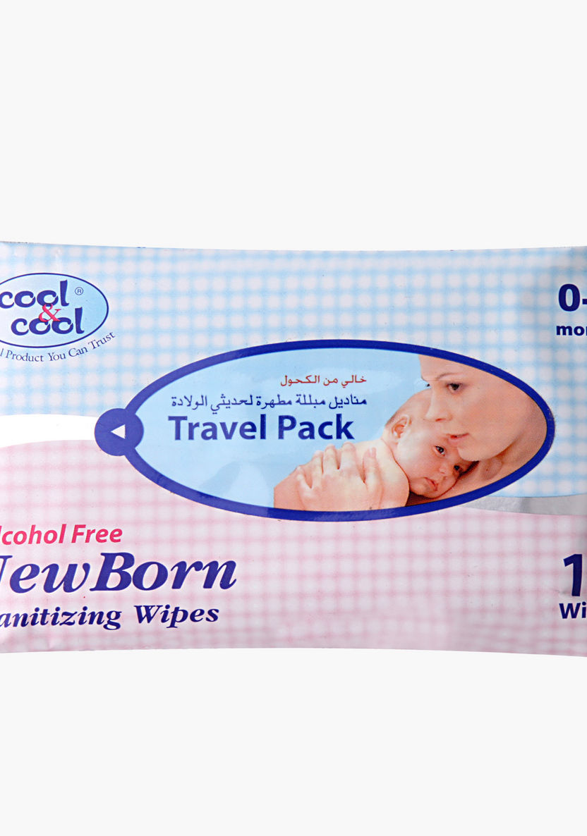 Cool & Cool 12-Piece Sanitising Baby Wipes-Baby Wipes-image-0