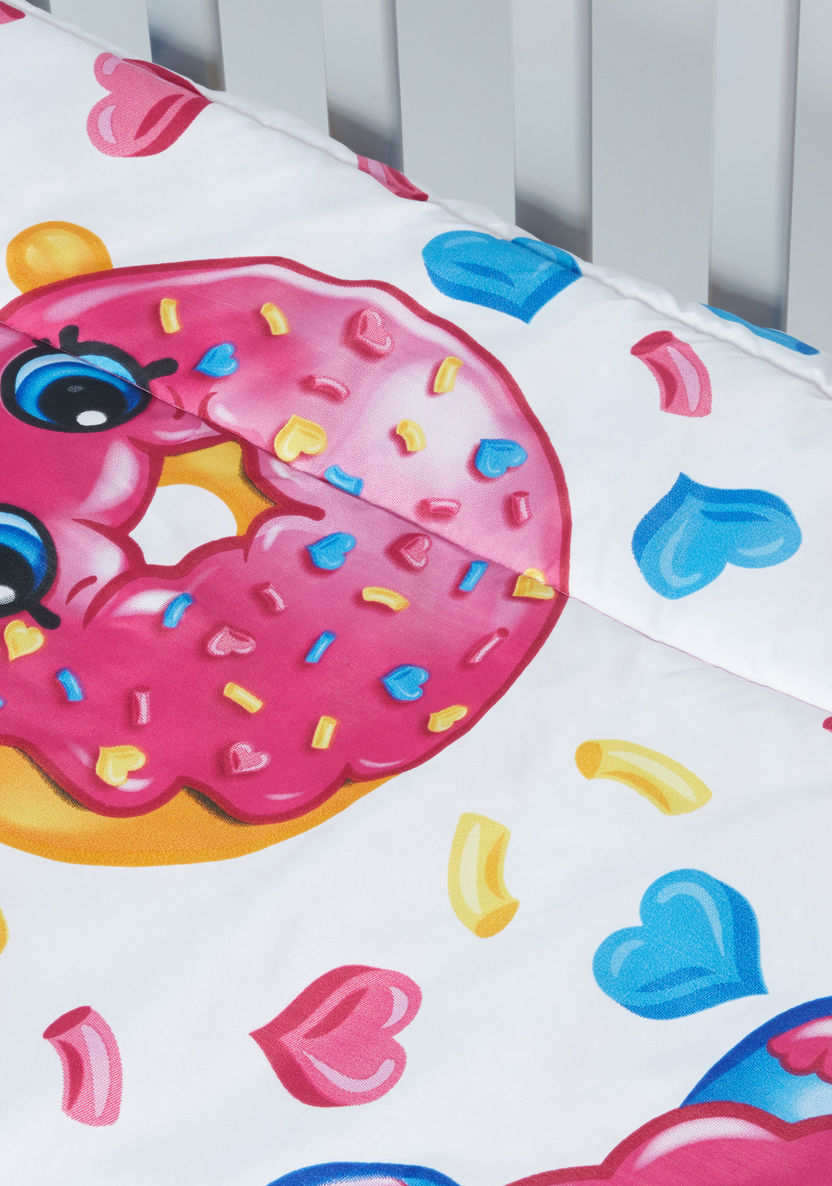 Shopkins Printed Comforter and Pillow Set - 120x140 cms-Baby Bedding-image-1