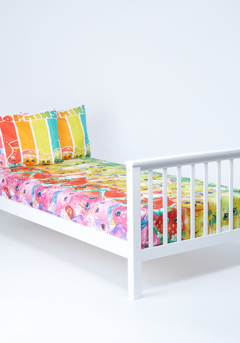Shopkins Printed 4-Pice Comforter Set - 220x150 cms-Baby Bedding-image-1