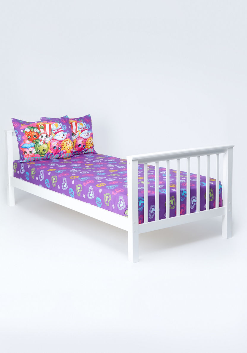 Shopkins Printed 4-Piece Comforter Set - 220x150 cms-Baby Bedding-image-0