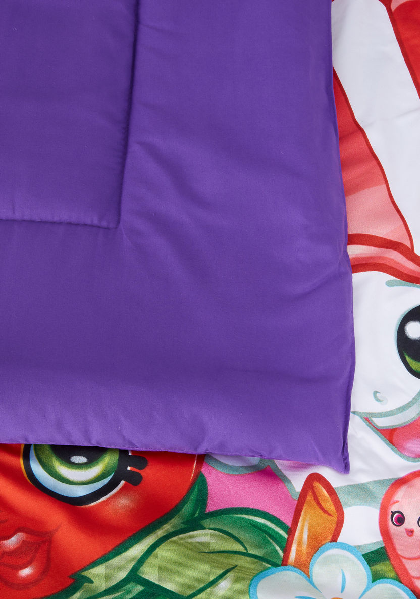 Shopkins Printed 4-Piece Comforter Set - 220x150 cms-Baby Bedding-image-4