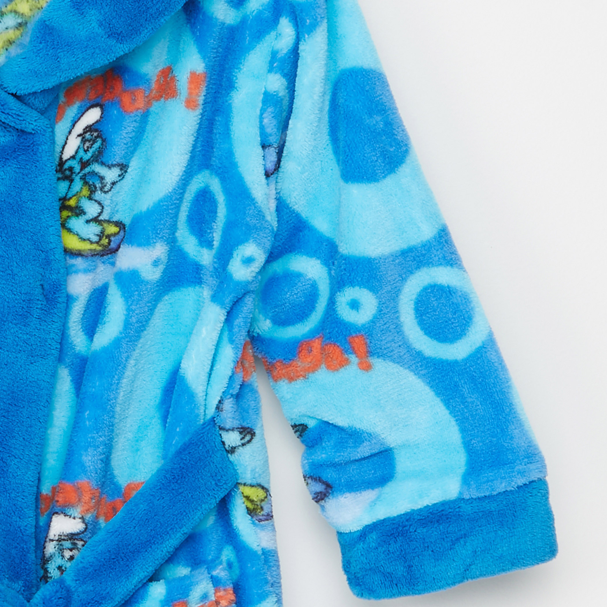 The Smurfs Kid Bathrobe-baby-bathandcare-towels-image-1