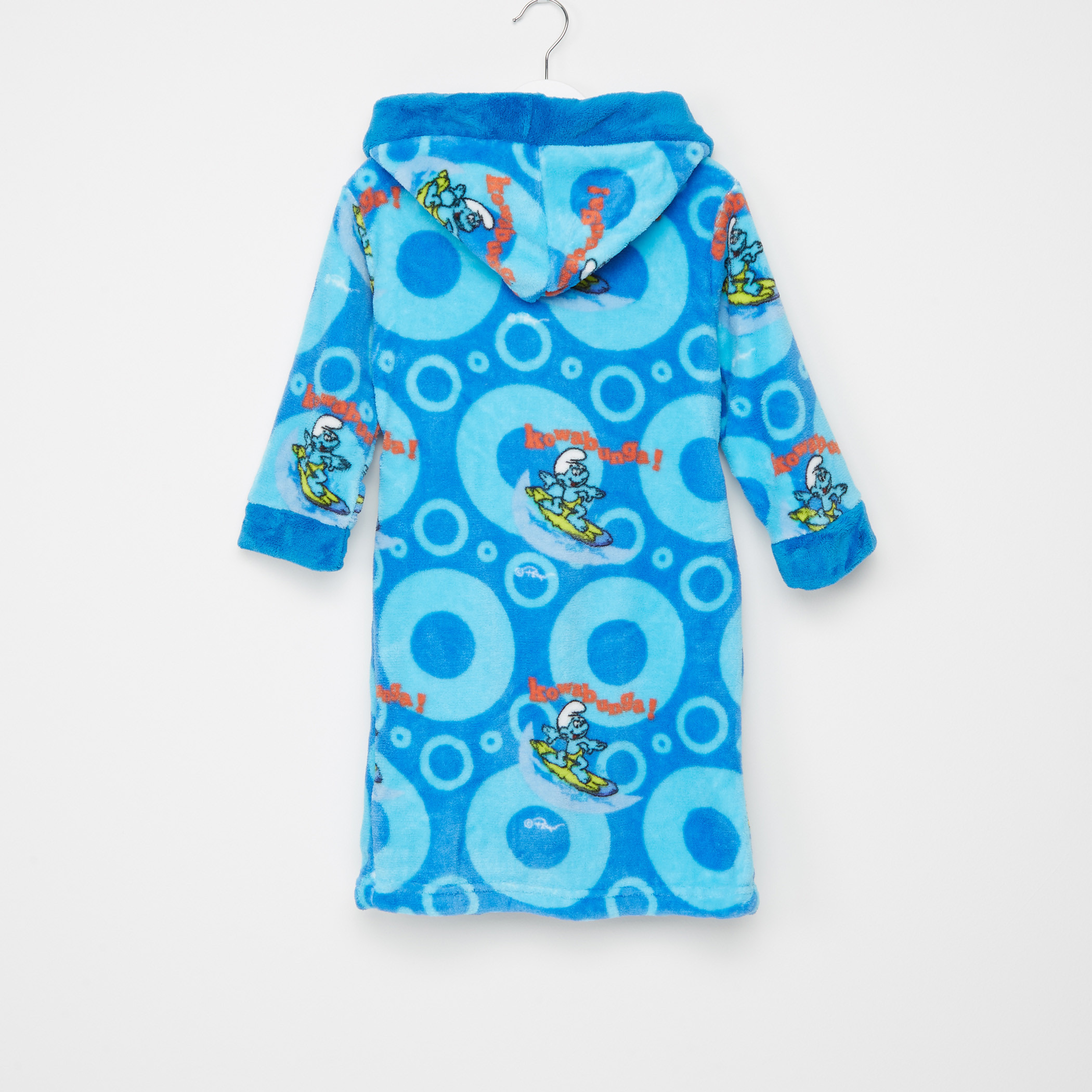 The Smurfs Kid Bathrobe-baby-bathandcare-towels-image-3