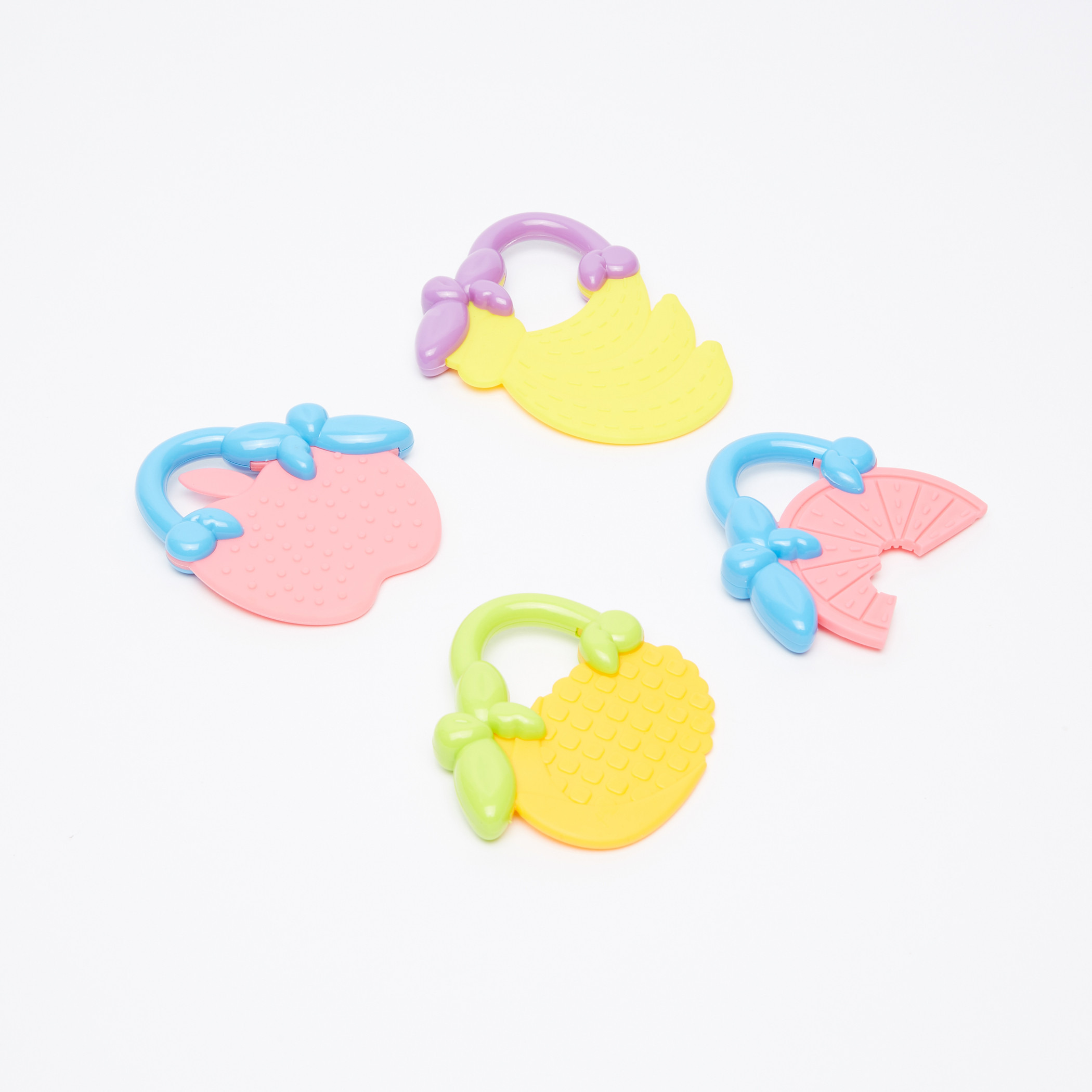 IMPS The Smurfs Teether Toys - Set of 4-baby-feeding-teethers-image-2