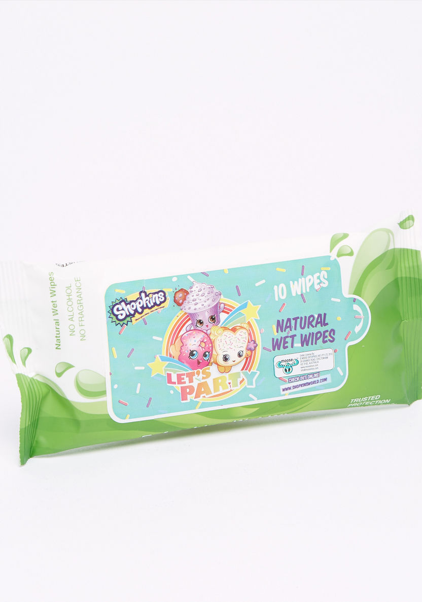 Shopkins 10-Piece Natural Wet Wipes Pack-Baby Wipes-image-0