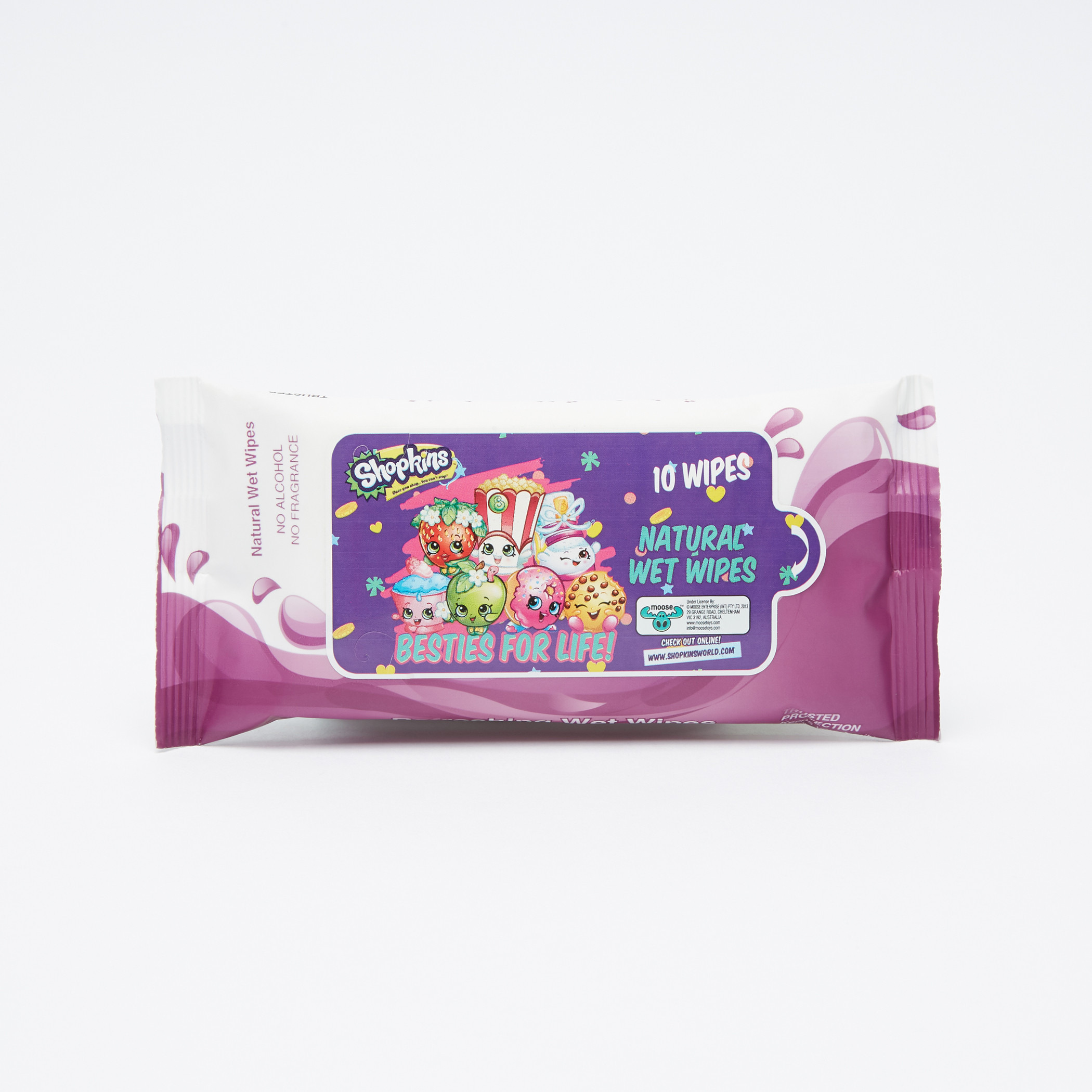 Shopkins Natural Wet Wipes - Set of 10-baby-bathandcare-wipes-image-1