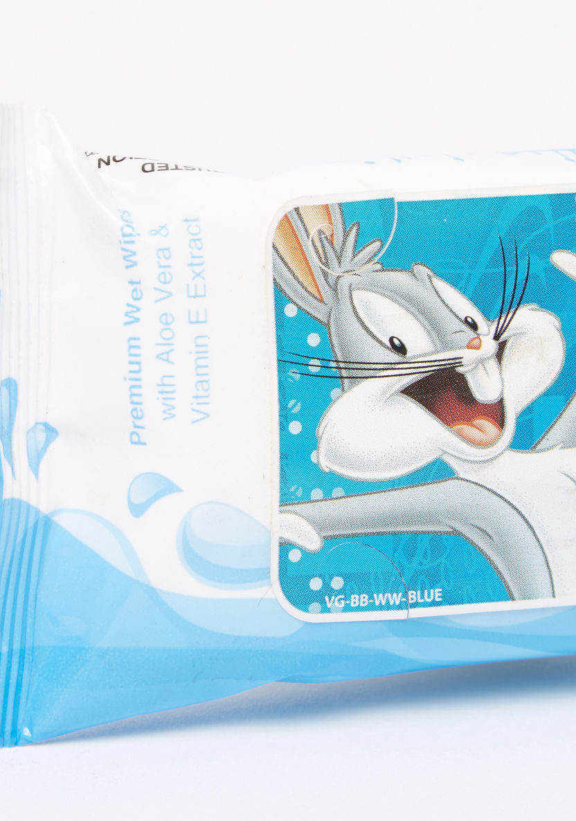 Looney Tunes Extra Gentle 12-Piece Premium Wet Wipes Pack-Baby Wipes-image-1