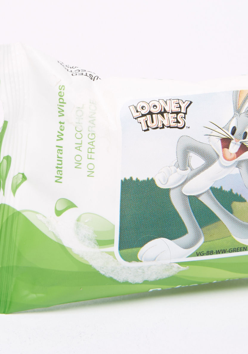 Looney Tunes Extra Sensitive 12-Piece Wet Wipes-Baby Wipes-image-1