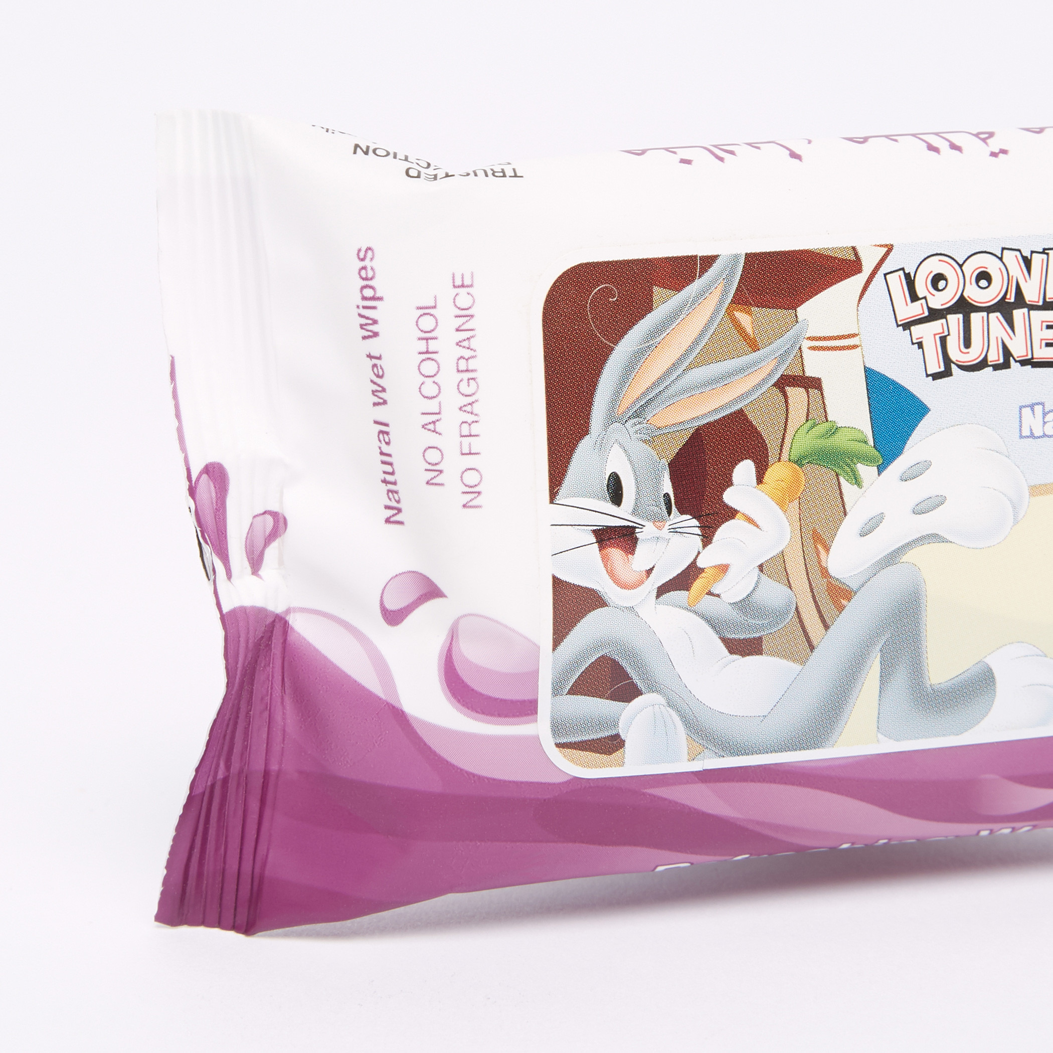 Looney Tunes Natural Sensitive 12-Piece Wet Wipes Pack-baby-bathandcare-wipes-image-2