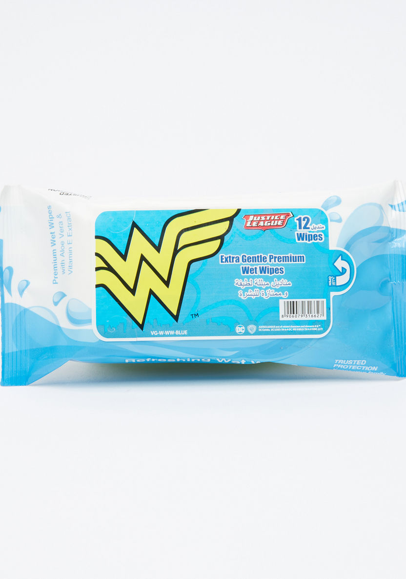 Wonder Woman Extra Gentle 12-Piece Premium Wet Wipes-Baby Wipes-image-0