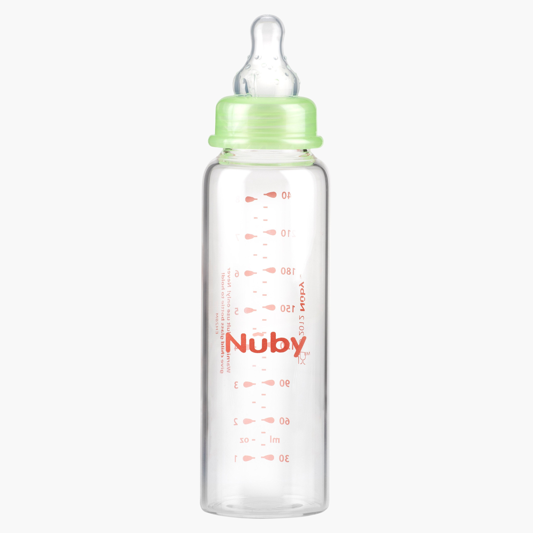 Nuby hot sale glass bottles