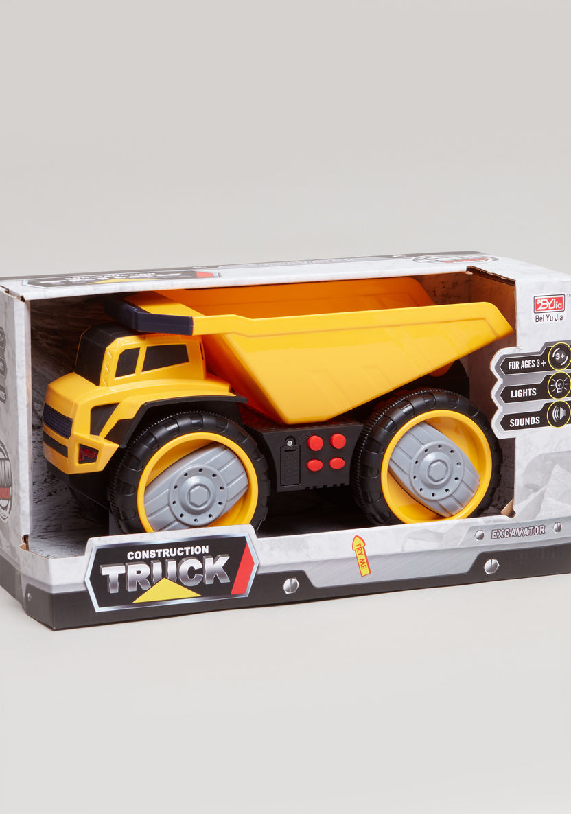 Construction Truck Toy with Lights and Sounds-Scooters and Vehicles-image-0