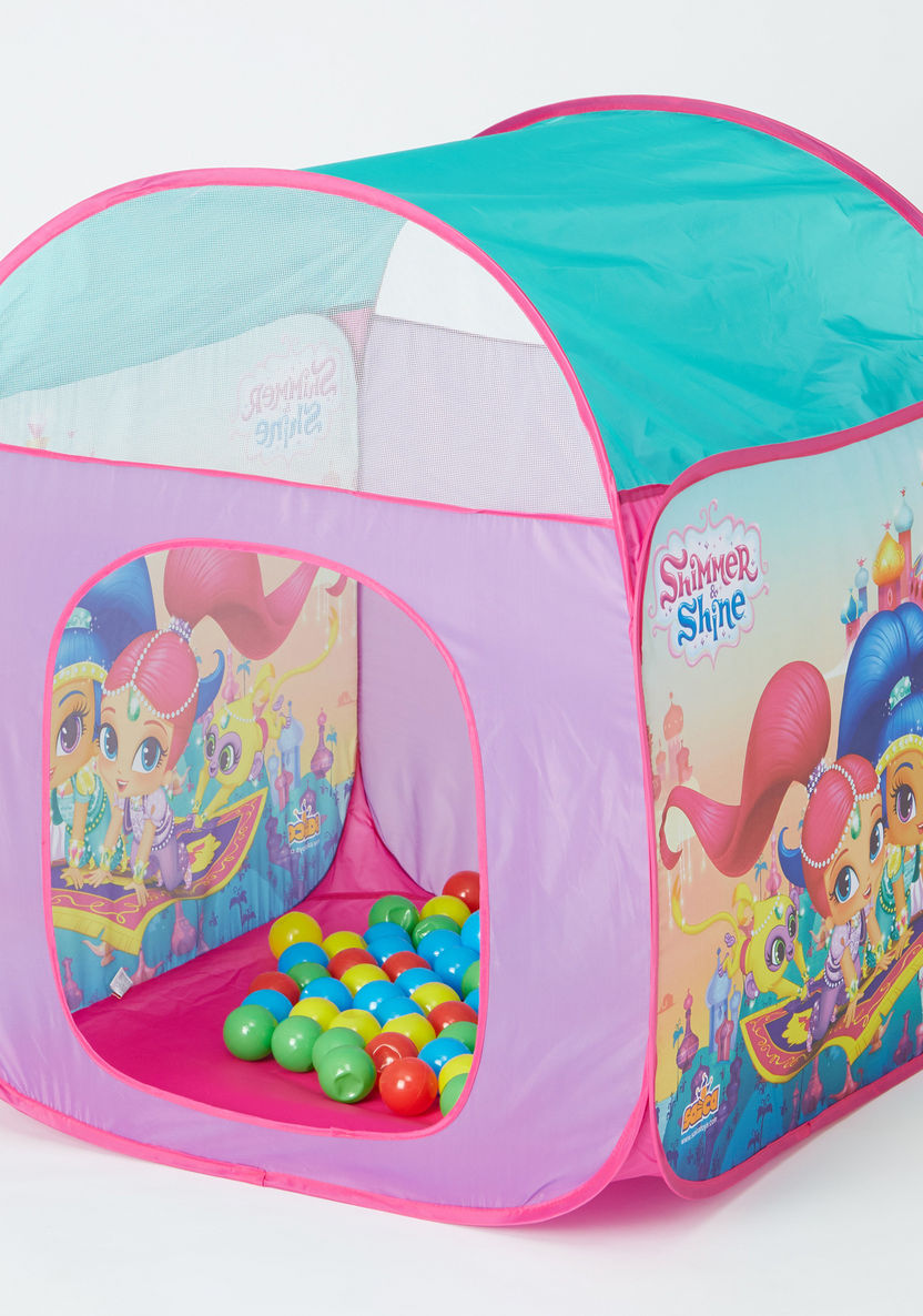 Shimmer and Shine Printed Play Tent with Balls-Outdoor Activity-image-1