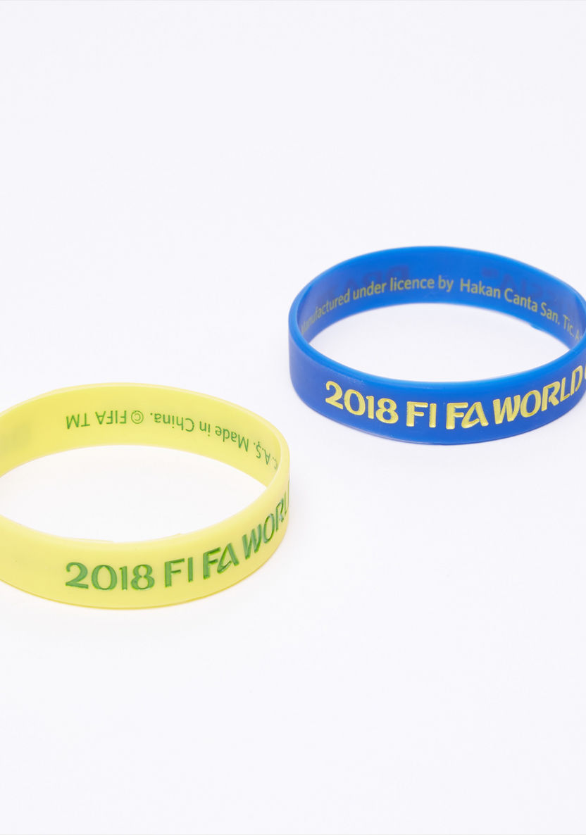 FIFA 18 Brazil Printed Wristband - Set of 2-Novelties-image-1