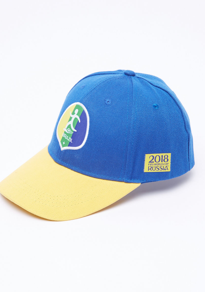 قبعة كاب بشريط إغلاق وطبعات فيفا 18 البرازيل-%D8%A7%D9%84%D9%83%D8%A7%D8%A8%D8%A7%D8%AA-image-1