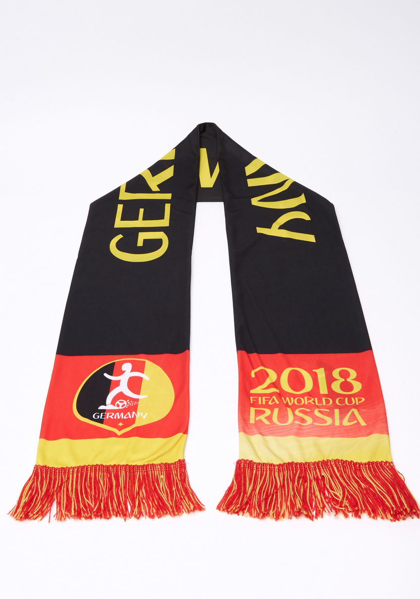 FIFA 18 Germany Printed Scarf with Fringes-Scarves-image-0