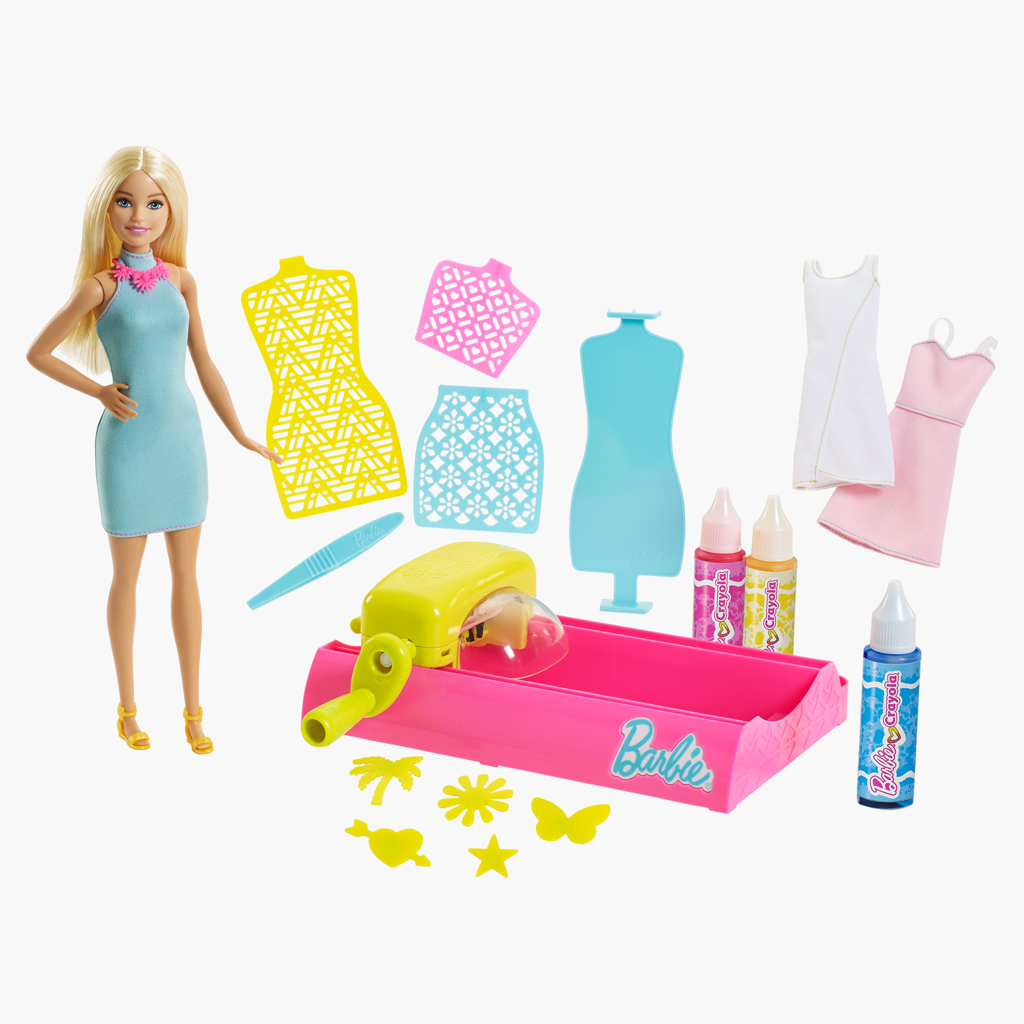 Crayola shop barbie set