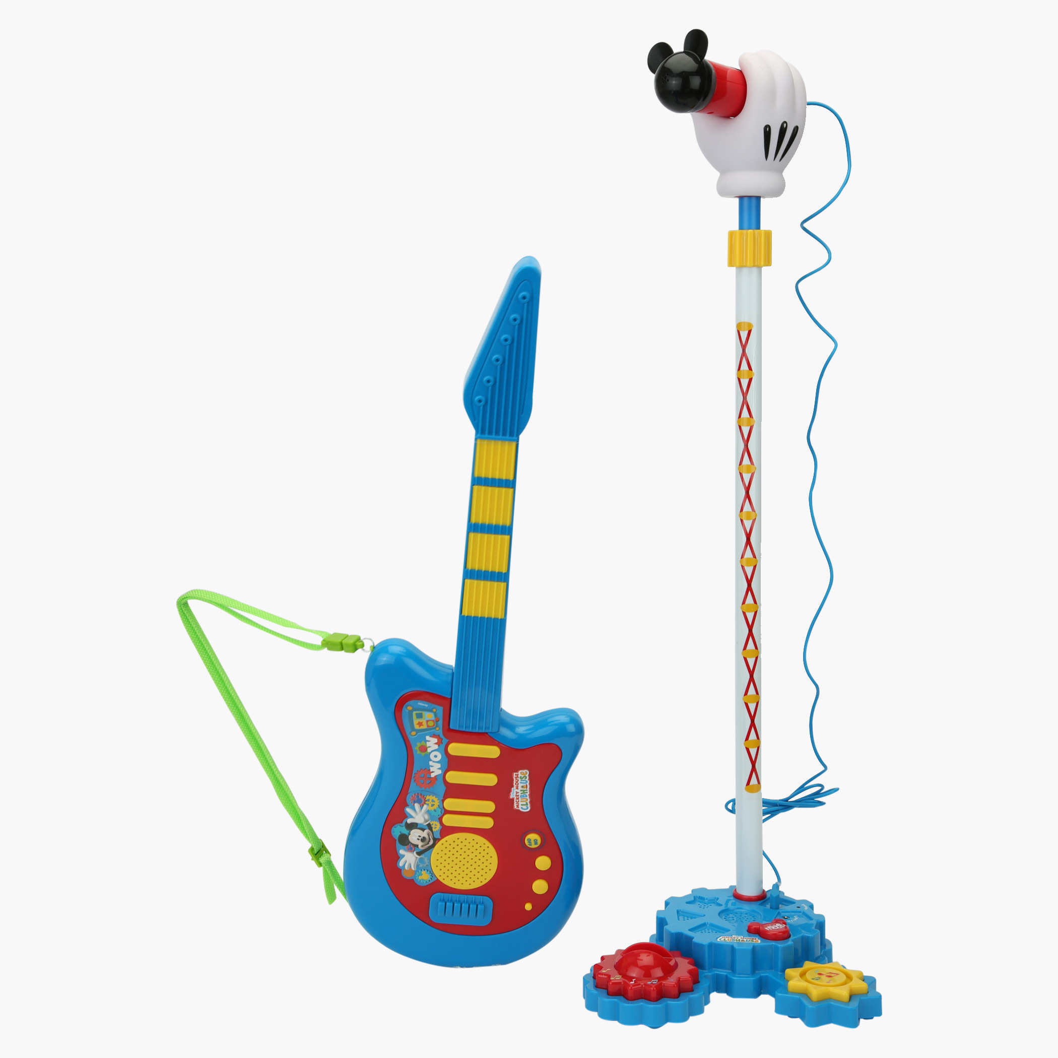 طقم لعبة جيتار وميكرفون بطبعات ميكي ماوس-toys-babyandtoddlertoys-lightsandmusicaltoys-image-1