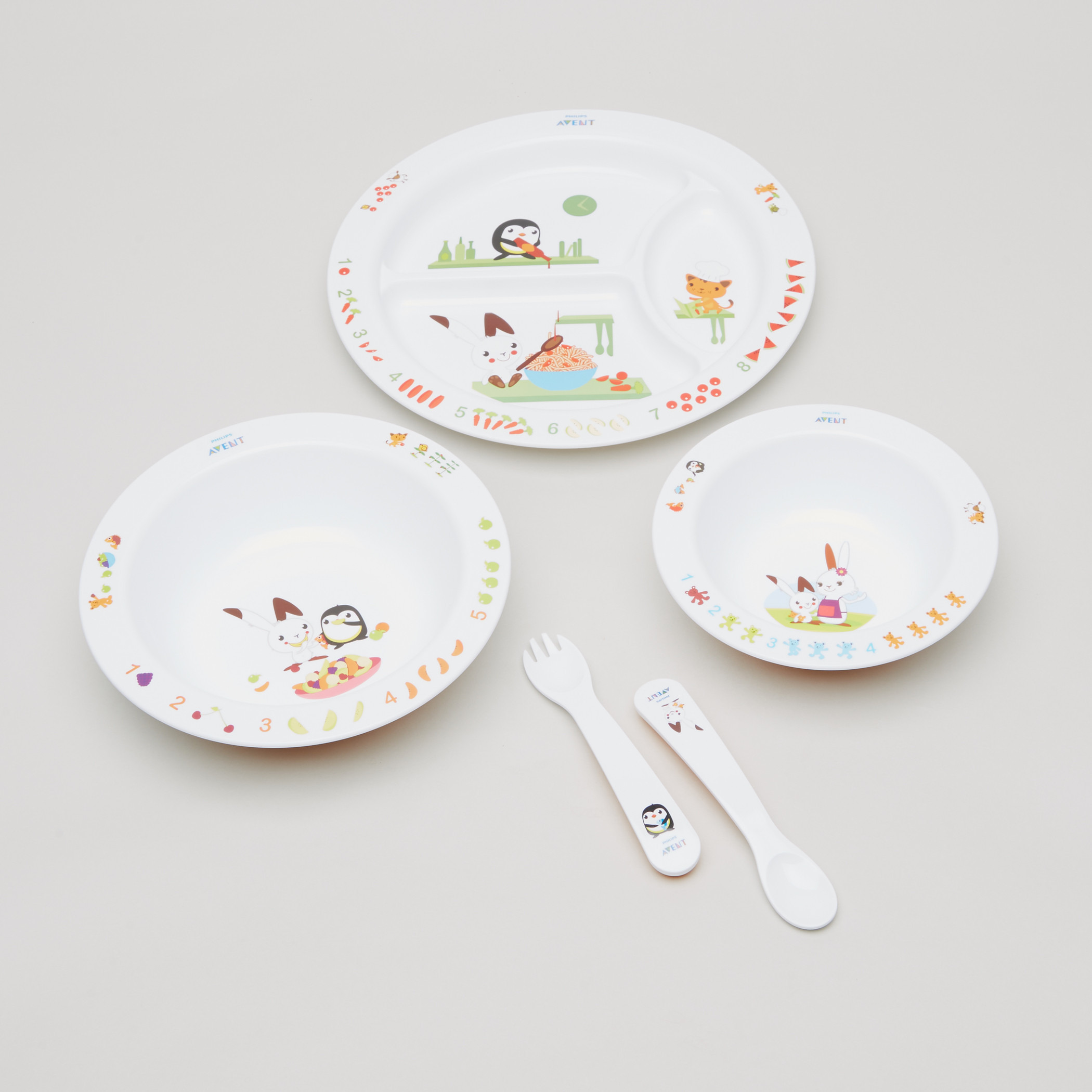 طقم طعام للاطفال بطبعات من فيليبس افنت-baby-feeding-mealtimeessentials-image-3