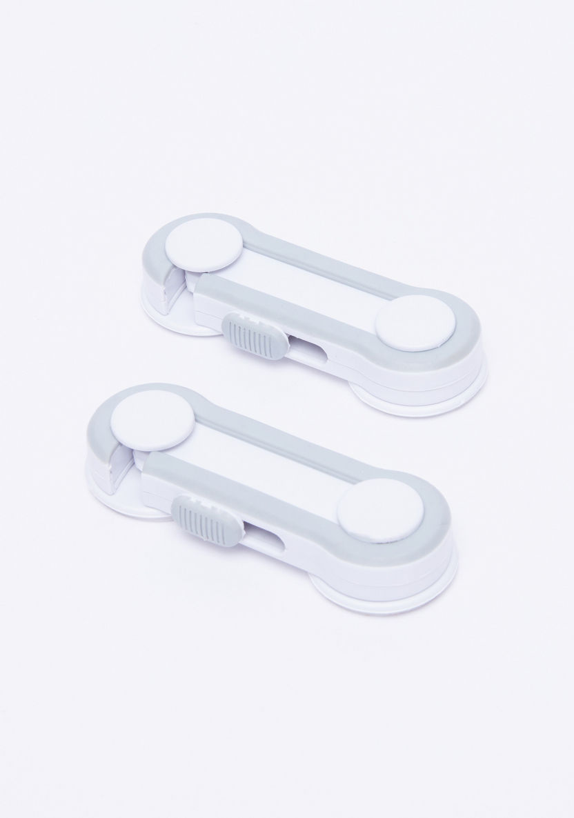 B-SAFE 2-Piece Cabinet Latch Set-Babyproofing Accessories-image-0