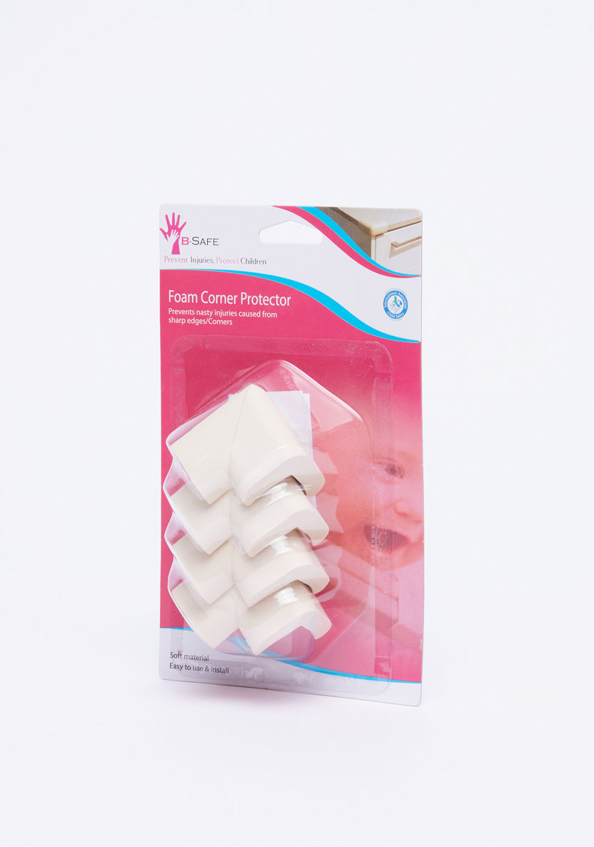 B-SAFE Foam Corner Protector Set-Babyproofing Accessories-image-2