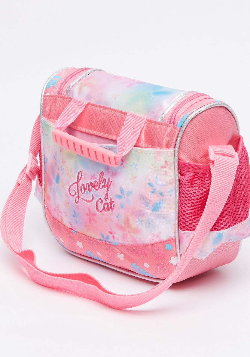 Juniors Printed Lunch Bag with Zip Closure-Lunch Bags-image-2