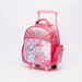 Marie the Cat Printed Trolley Backpack with Zip Closure-Trolleys-thumbnail-0