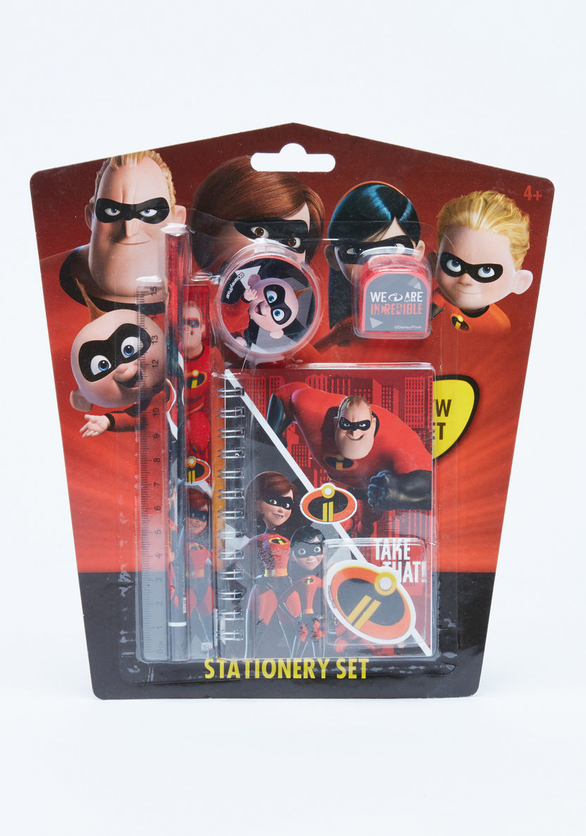 The Incredibles Printed 5-Piece Stationery Set-Sets-image-0