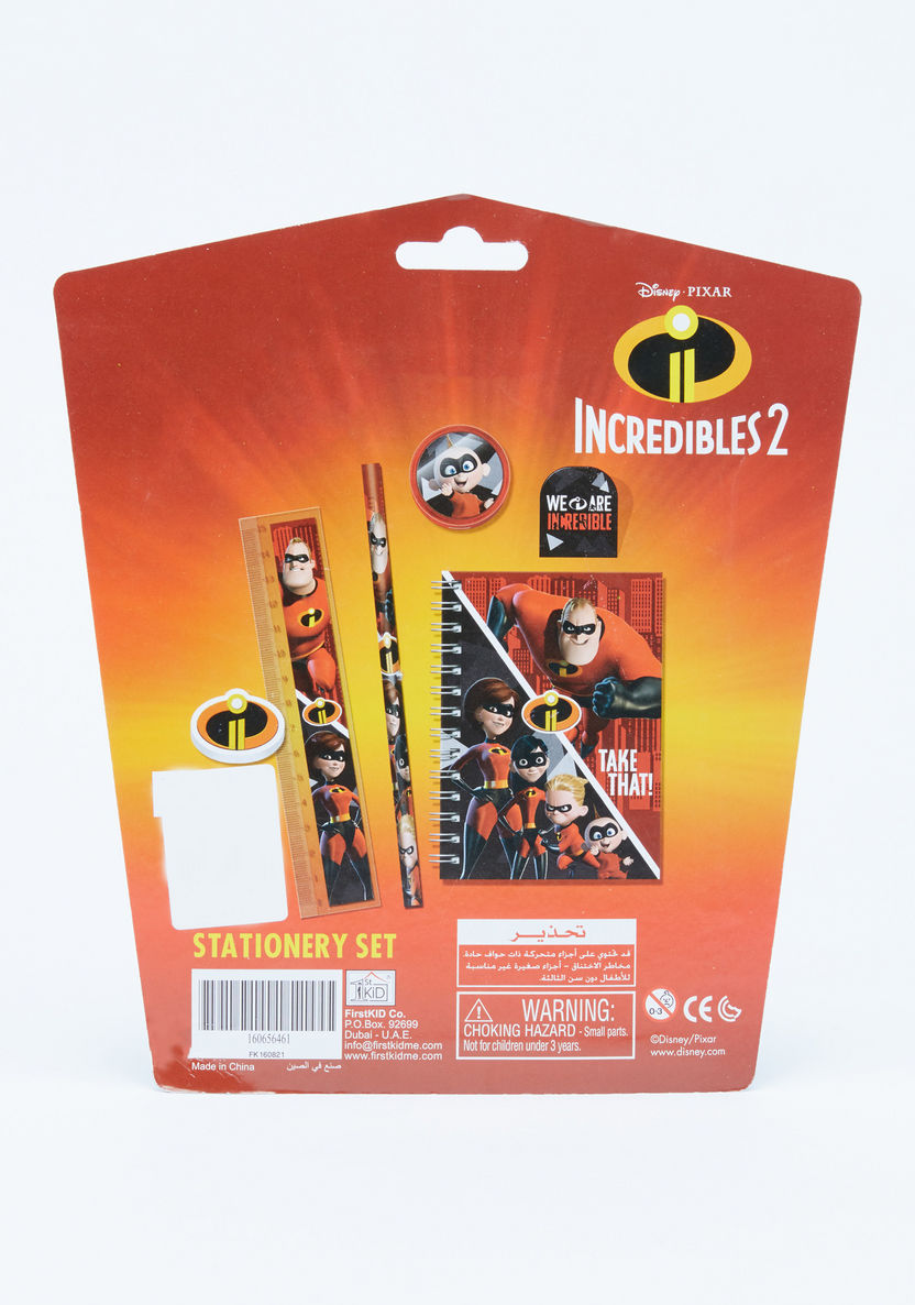 The Incredibles Printed 5-Piece Stationery Set-Sets-image-1