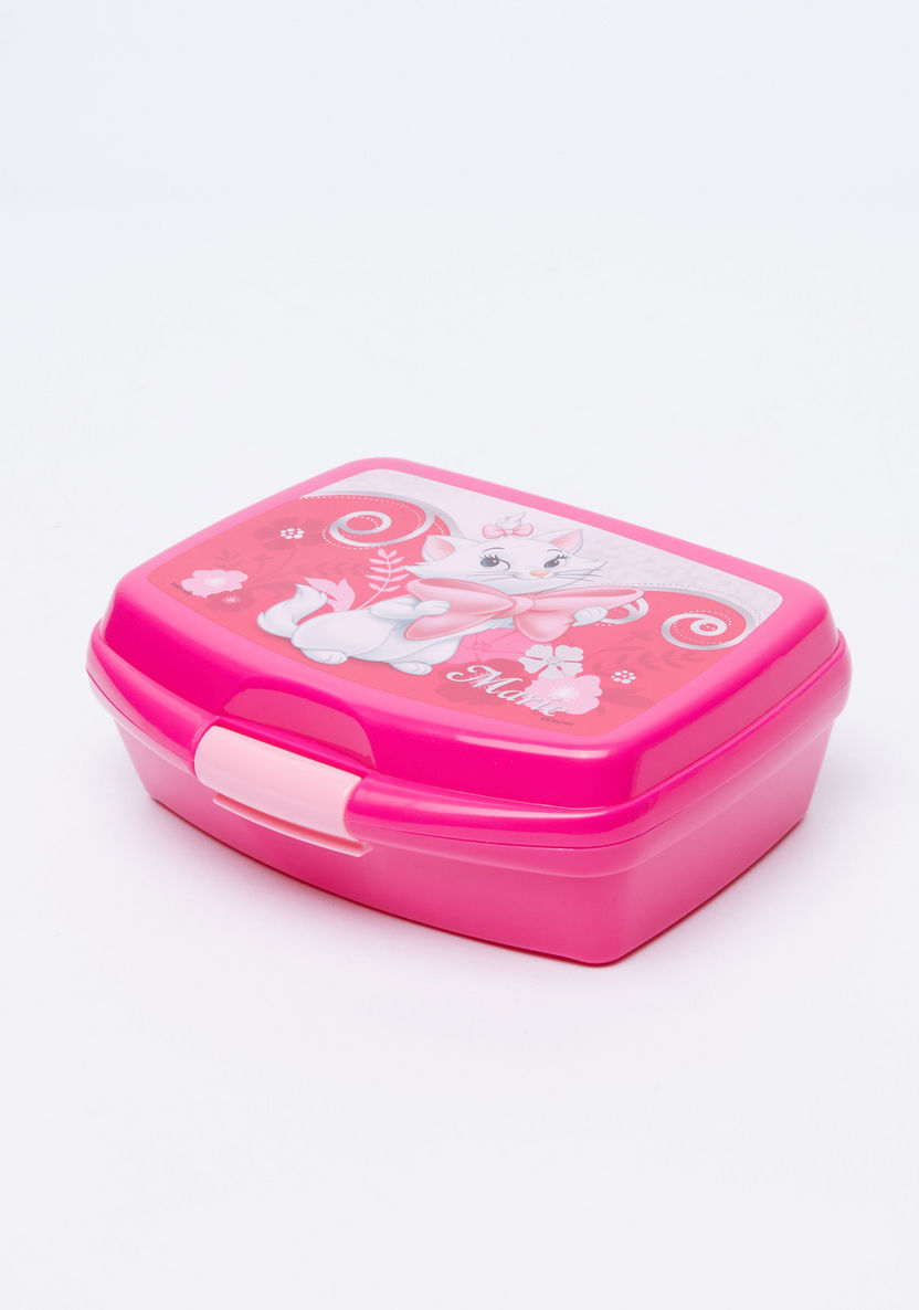 Marie the Cat Printed Lunchbox with Clip Closure-Lunch Boxes-image-0