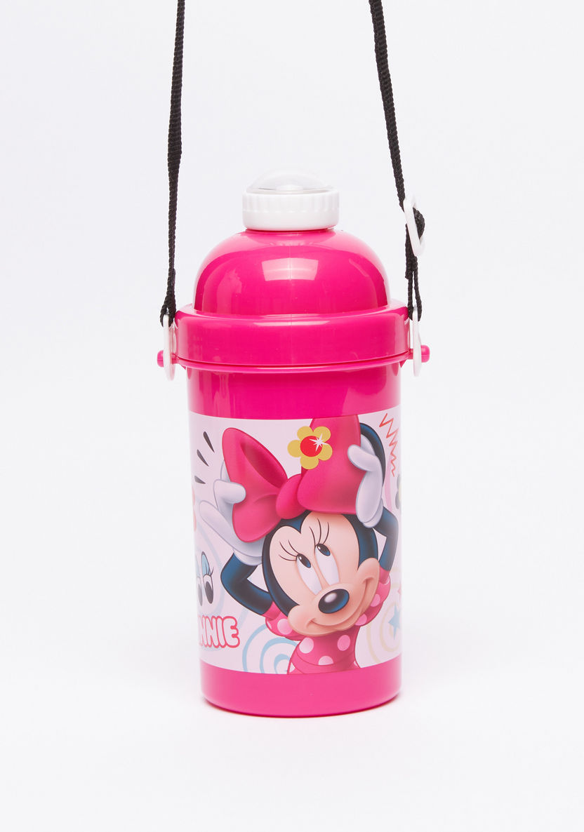 Minnie Mouse Printed Water Bottle - 500 ml-Water Bottles-image-0