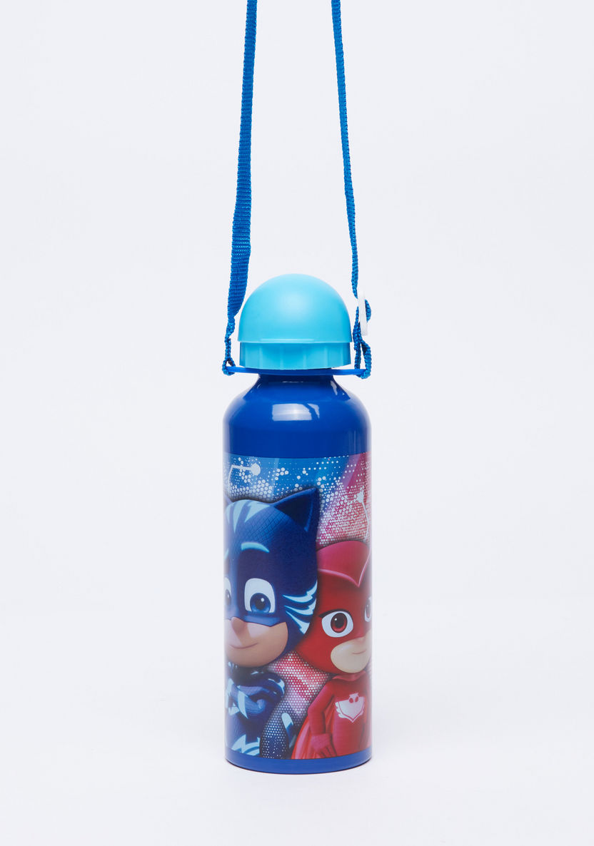 PJ Masks Printed Water Bottle with Strap - 500 ml-Water Bottles-image-1