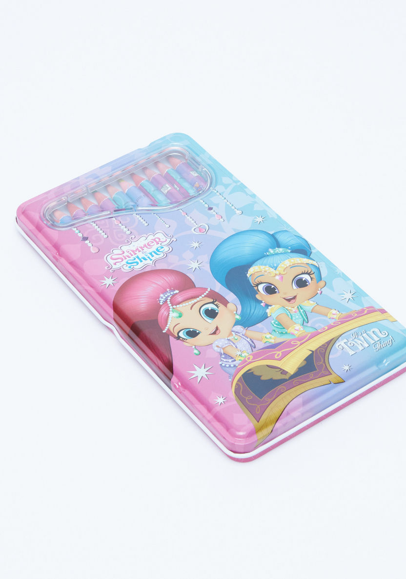 Shimmer and Shine Printed 12-Piece Colour Pencil Set-Pens and Pencils-image-0