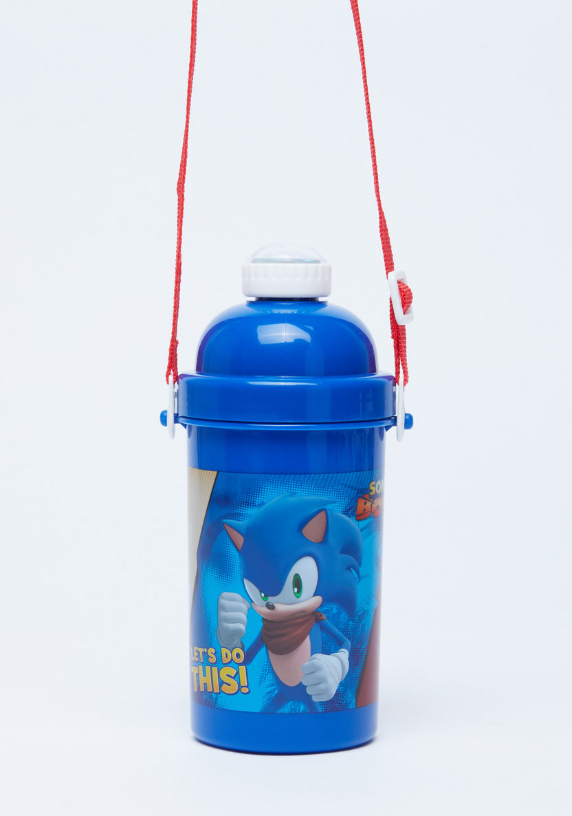 Sonic Printed Water Bottle - 500 ml-Water Bottles-image-1