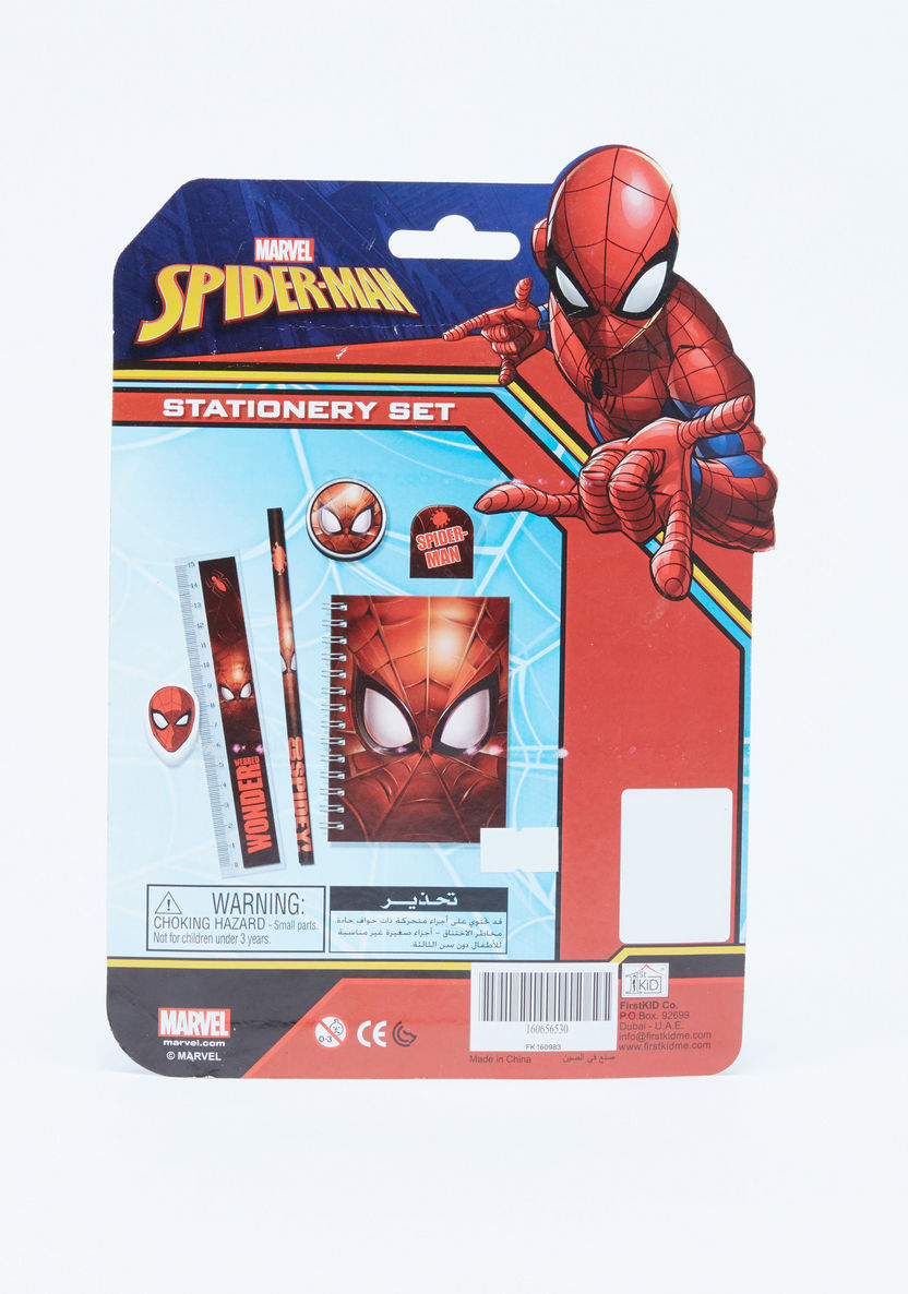 Spider-Man Printed 6-Piece Stationery Set-Sets-image-1