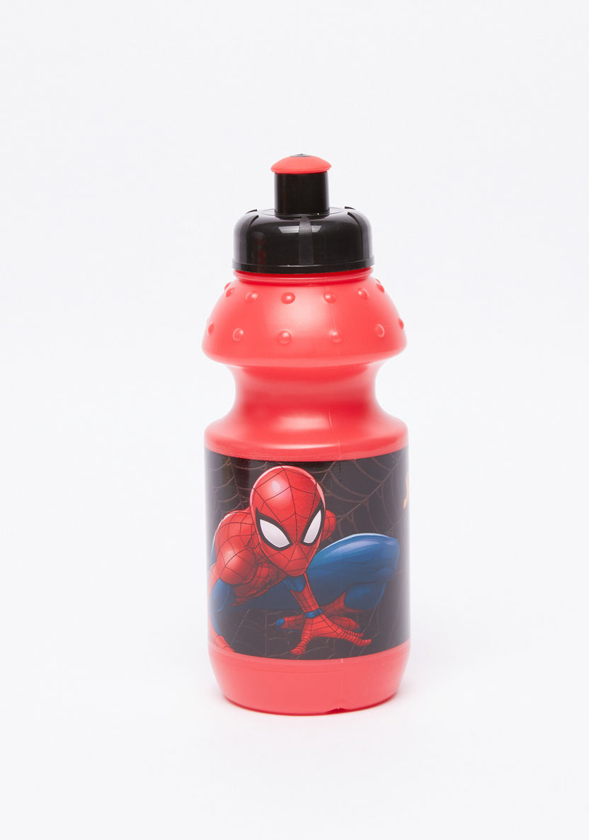 Spider-Man Printed Lunchbox with Water Bottle and Bag-Water Bottles-image-1