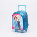 Frozen Printed Trolley Backpack with Zip Closure-Trolleys-thumbnail-0