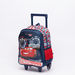 Cars Printed Trolley Backpack with Zip Closure-Trolleys-thumbnail-0