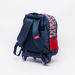 Cars Printed Trolley Backpack with Zip Closure-Trolleys-thumbnail-1
