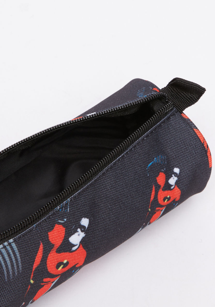 The Incredibles 2 Printed Round Pencil Case with Zip Closure-Pencil Cases-image-4