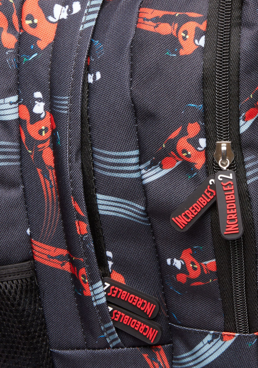 The Incredibles Printed Trolley Backpack with Adjustable Straps-Trolleys-image-4