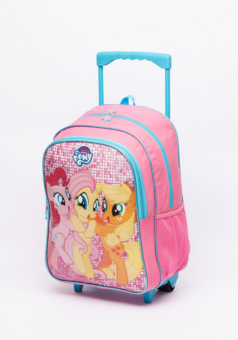 My Little Pony Printed 5-Piece Trolley Backpack Set-School Sets-image-1