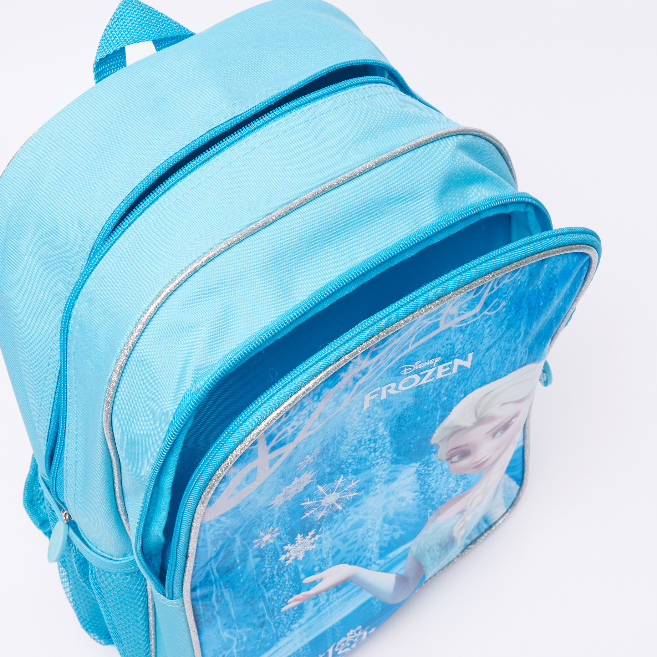 طقم حقيبة ظهر بعجلات وطبعات فروزن - 5 قطع-school-bagsandbackpacks-backpacks-image-5