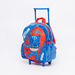 PJ Masks Printed 3D Trolley Backpack with Zip Closure-Trolleys-thumbnail-0