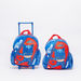 PJ Masks Printed 3D Trolley Backpack with Zip Closure-Trolleys-thumbnail-5