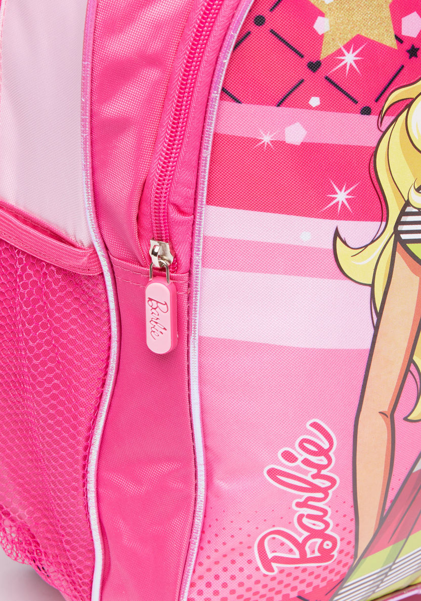Barbie Printed 5-Piece Trolley Backpack Set-School Sets-image-3