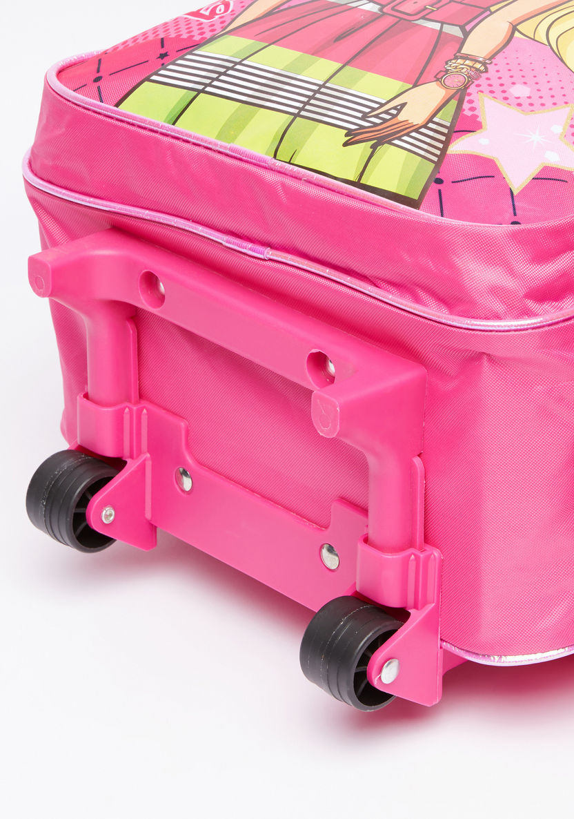 Barbie Printed 5-Piece Trolley Backpack Set-School Sets-image-4